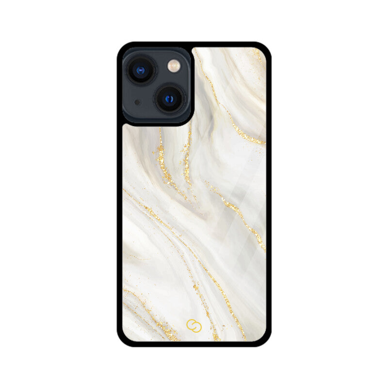 Premium White Marble Glass Case