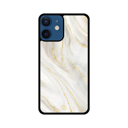 Premium White Marble Glass Case