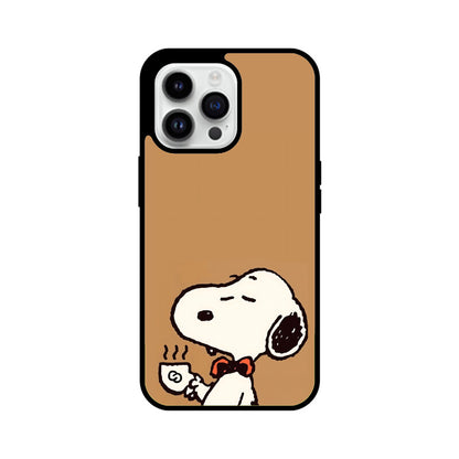 Snoopy Chic Glass Case