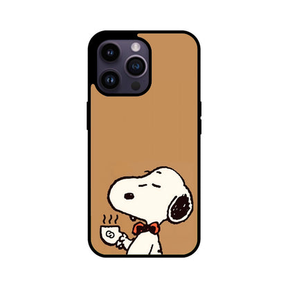 Snoopy Chic Glass Case