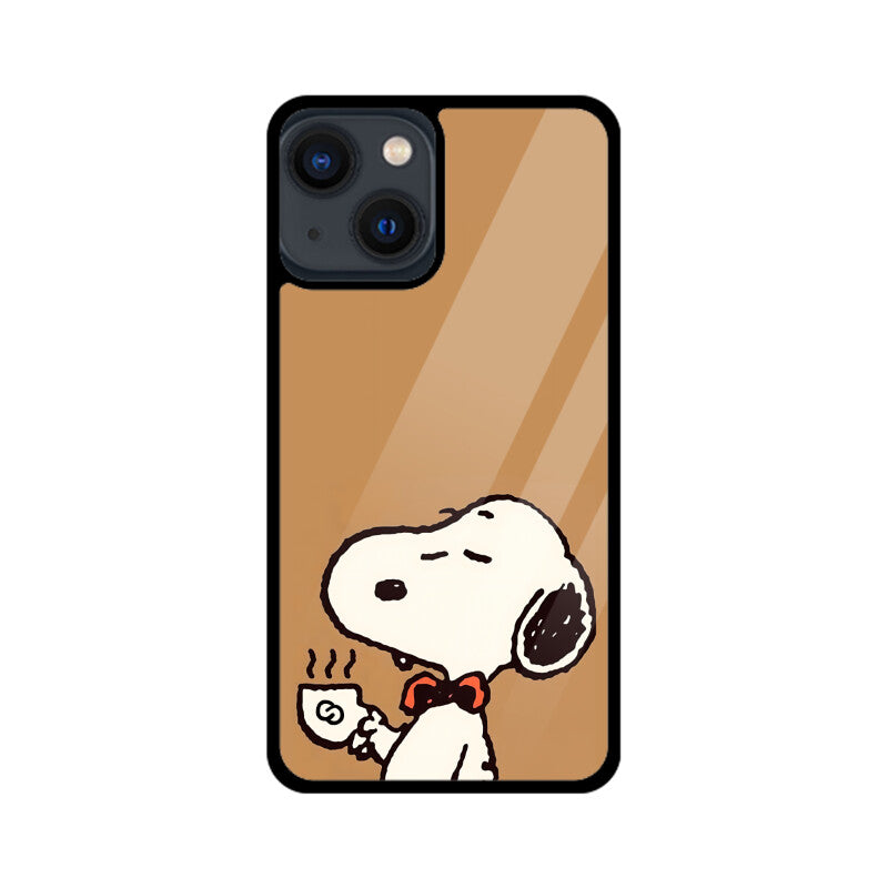 Snoopy Chic Glass Case