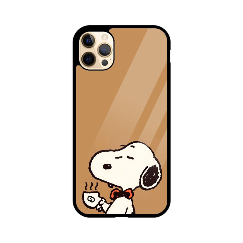 Snoopy Chic Glass Case