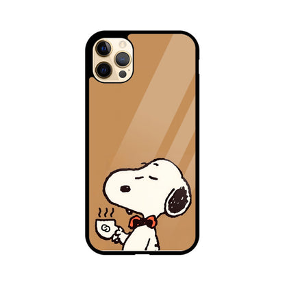 Snoopy Chic Glass Case