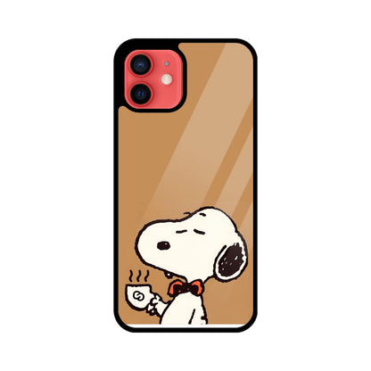 Snoopy Chic Glass Case