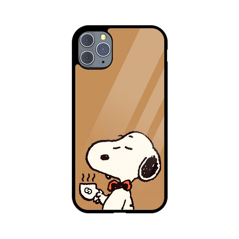 Snoopy Chic Glass Case