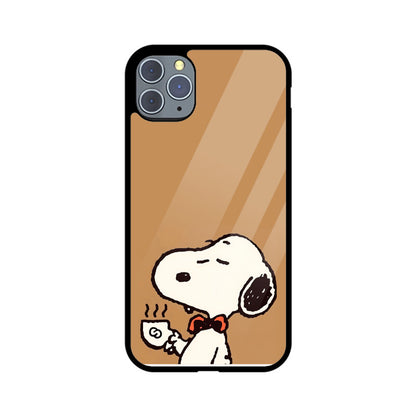 Snoopy Chic Glass Case