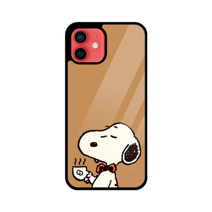 Snoopy Chic Glass Case