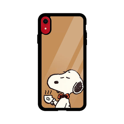 Snoopy Chic Glass Case