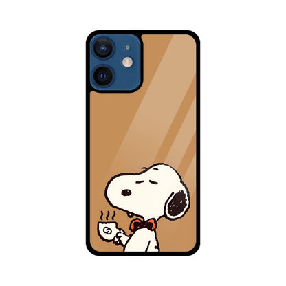 Snoopy Chic Glass Case