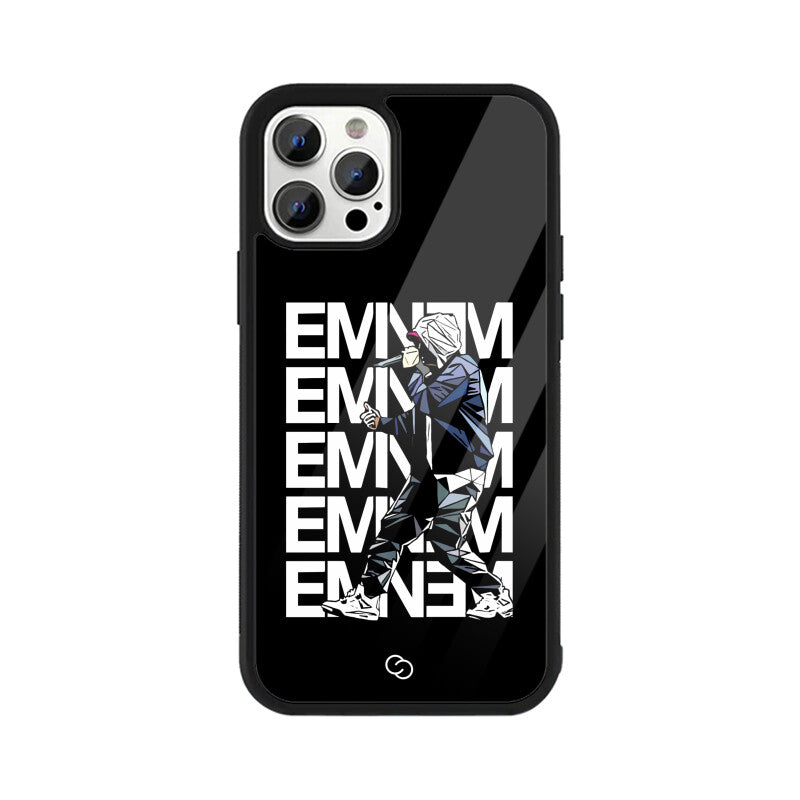 Rap God Repeat Glass Case