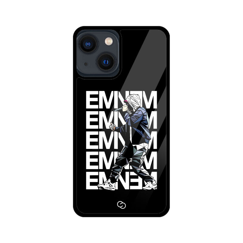 Rap God Repeat Glass Case