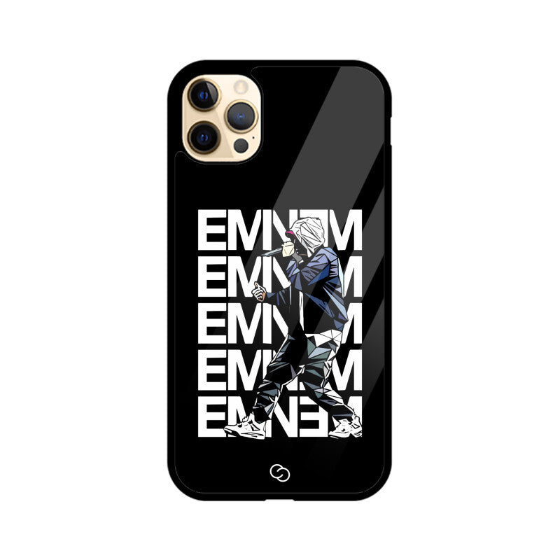 Rap God Repeat Glass Case