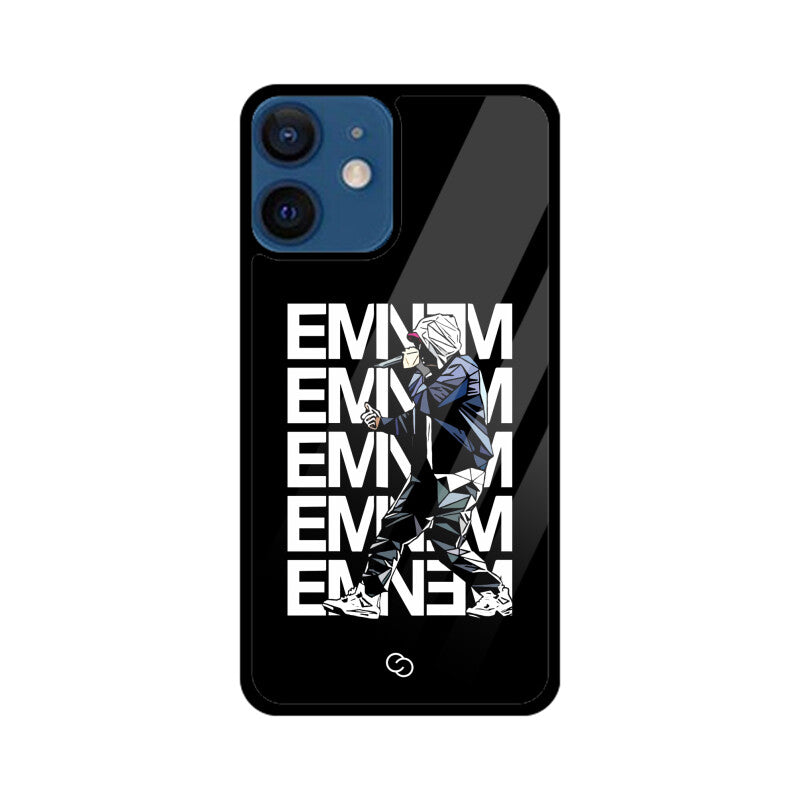 Rap God Repeat Glass Case