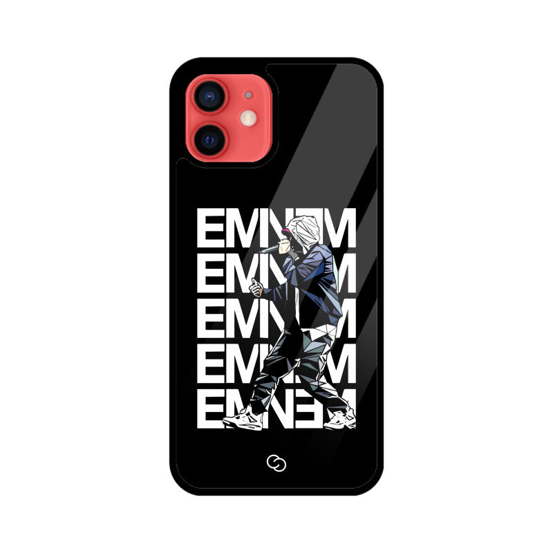 Rap God Repeat Glass Case