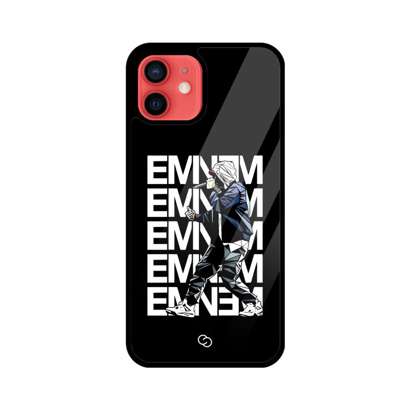 Rap God Repeat Glass Case