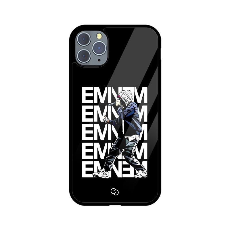 Rap God Repeat Glass Case