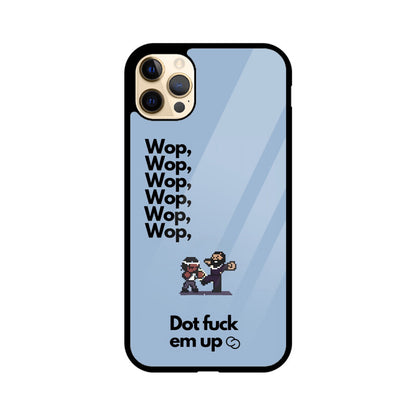 Wop Em Up - Kendrick Lamar Glass Case