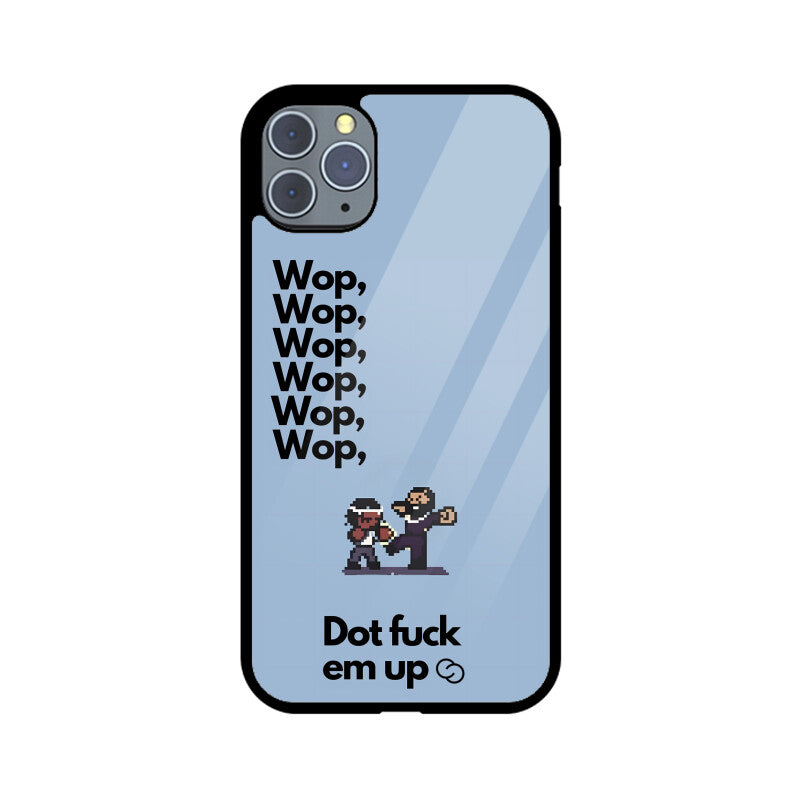 Wop Em Up - Kendrick Lamar Glass Case