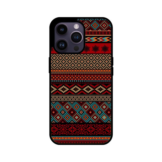 Ethnic Tribal Glass Case