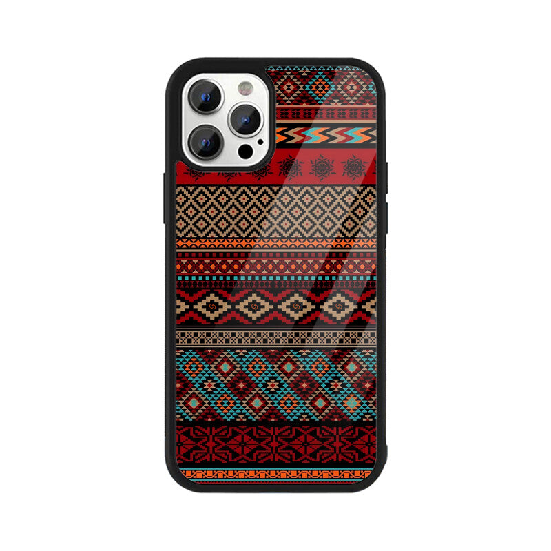 Ethnic Tribal Glass Case