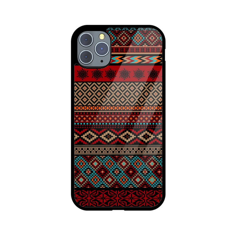 Ethnic Tribal Glass Case