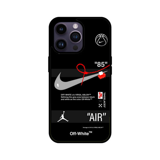 Off White Jordan Nike Glass Case