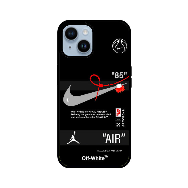 Off White Jordan Nike Glass Case