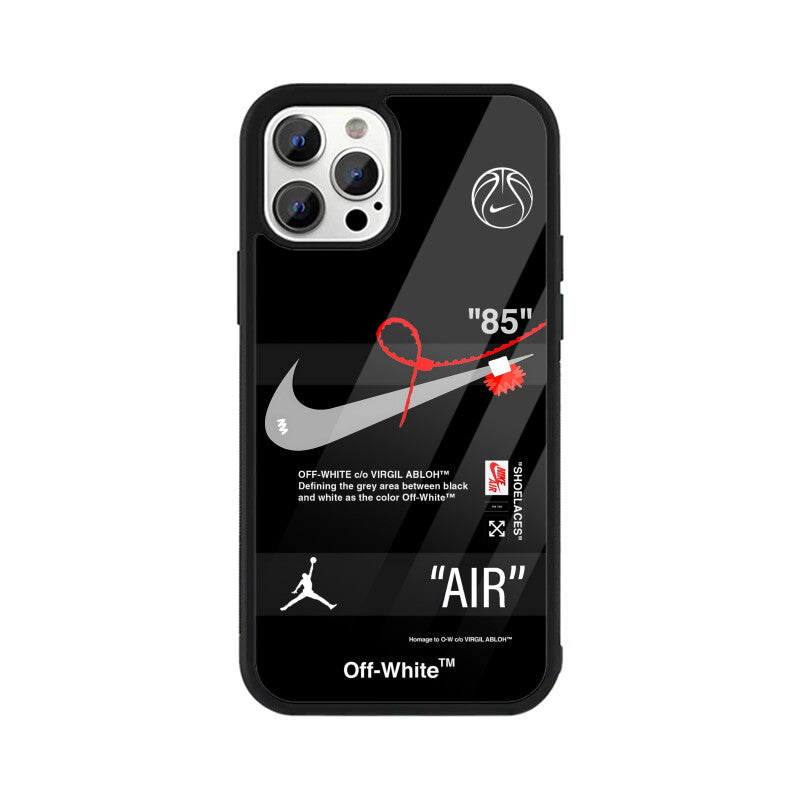 Off White Jordan Nike Glass Case