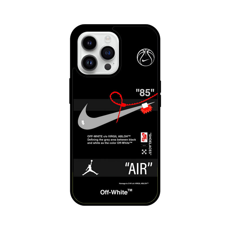 Off White Jordan Nike Glass Case