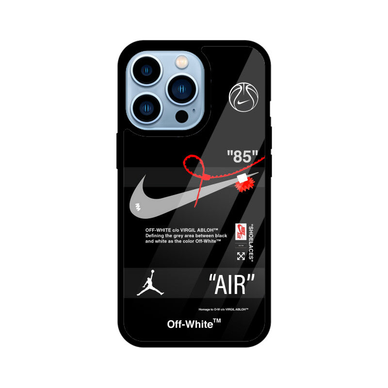 Off White Jordan Nike Glass Case