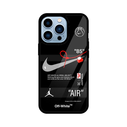 Off White Jordan Nike Glass Case