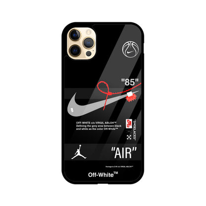 Off White Jordan Nike Glass Case