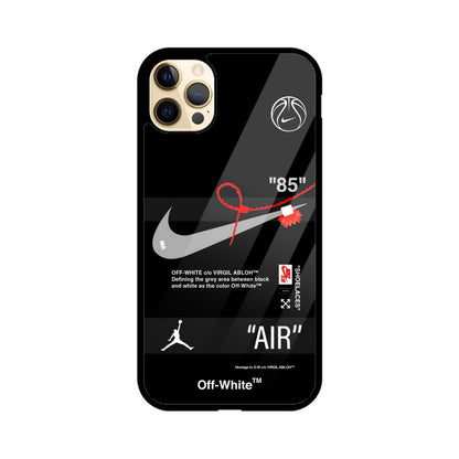 Off White Jordan Nike Glass Case