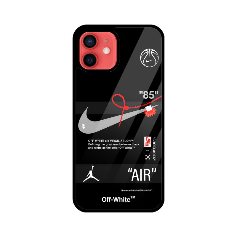 Off White Jordan Nike Glass Case