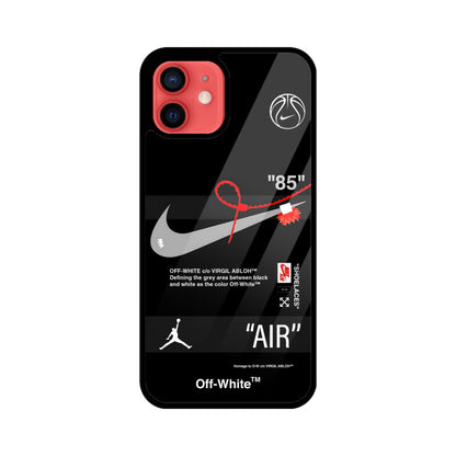 Off White Jordan Nike Glass Case