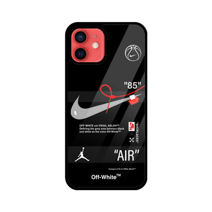 Off White Jordan Nike Glass Case