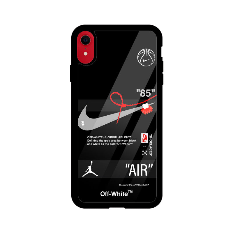 Off White Jordan Nike Glass Case