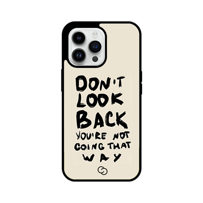 Don't Look Back Glass Case