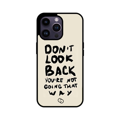 Don't Look Back Glass Case