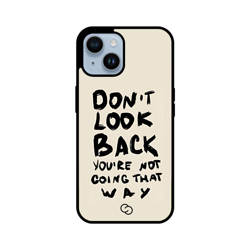 Don't Look Back Glass Case