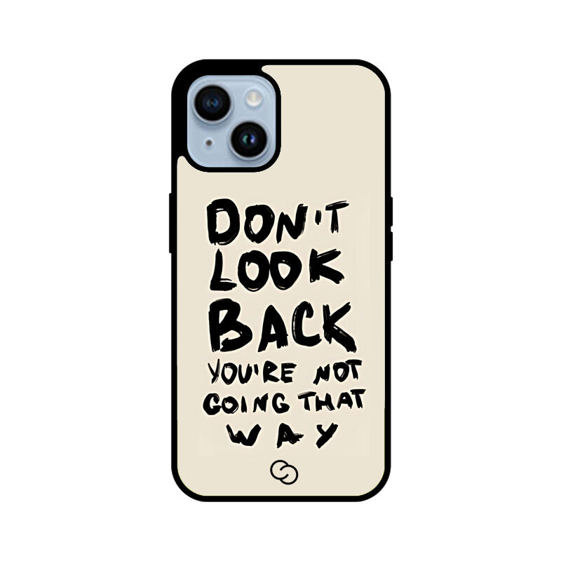 Don't Look Back Glass Case