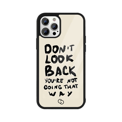 Don't Look Back Glass Case