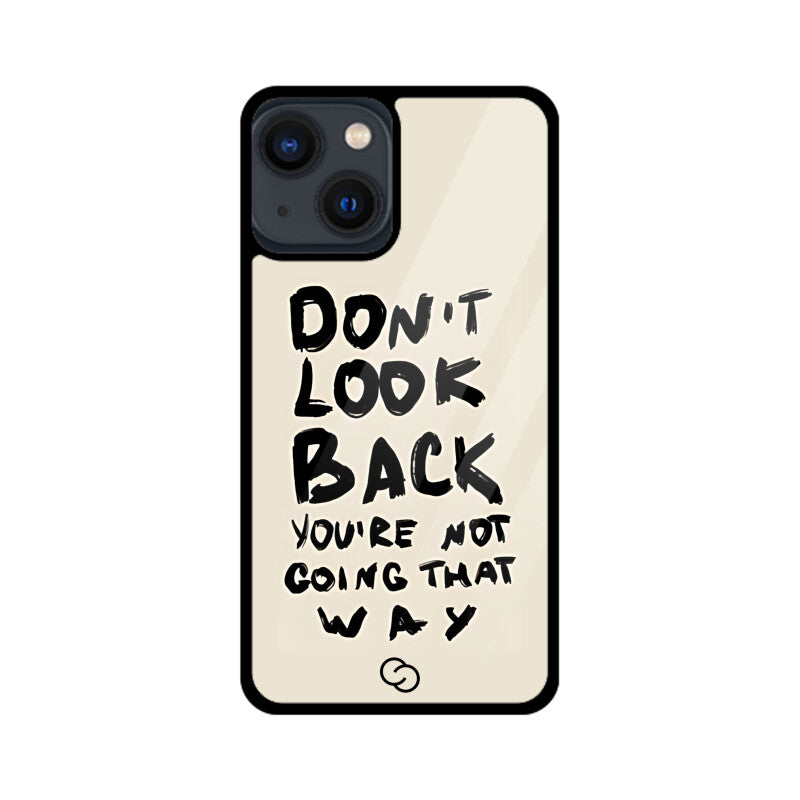 Don't Look Back Glass Case