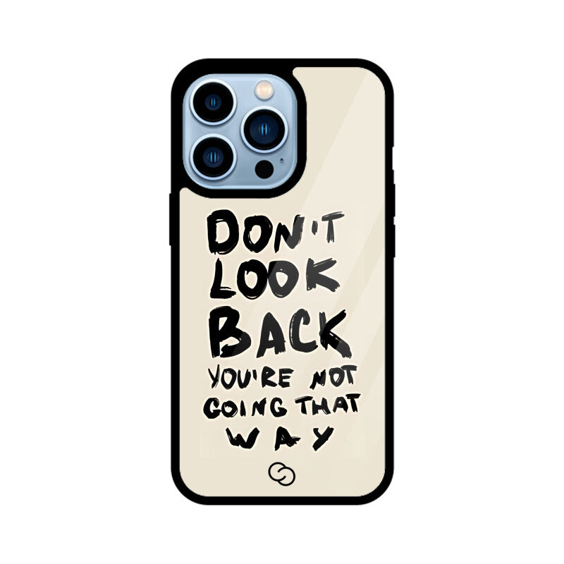 Don't Look Back Glass Case