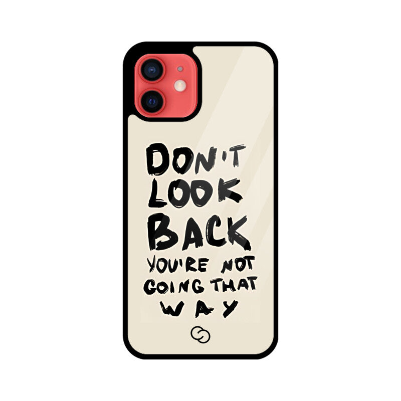 Don't Look Back Glass Case