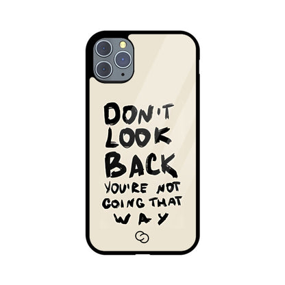 Don't Look Back Glass Case