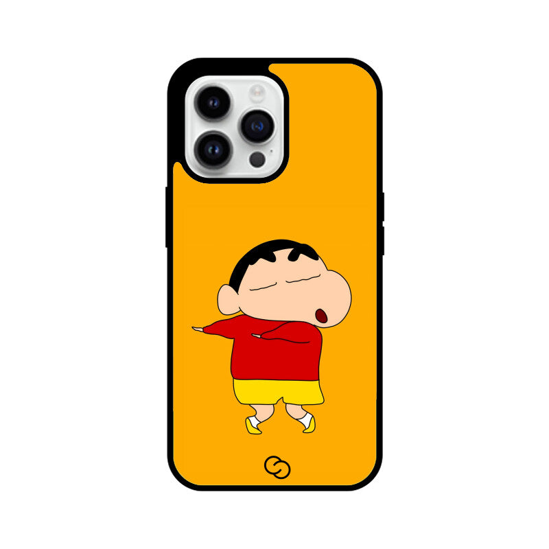 Shinchan Mischief Glass Case