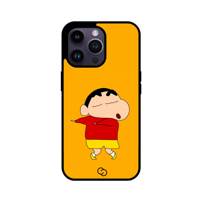 Shinchan Mischief Glass Case