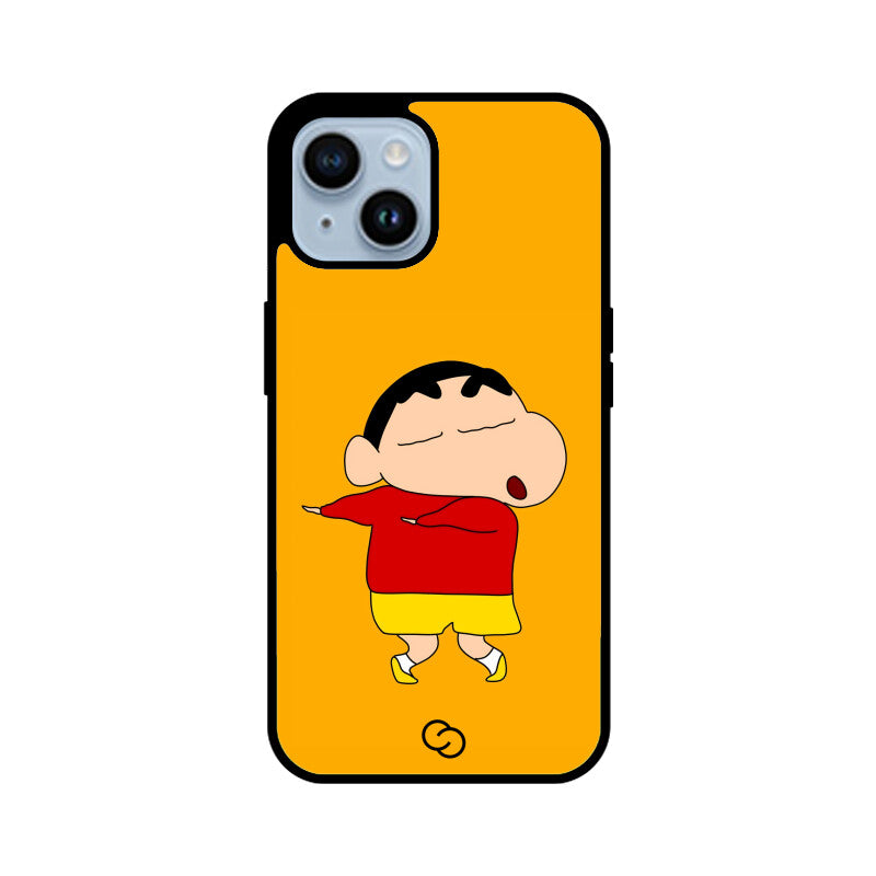 Shinchan Mischief Glass Case