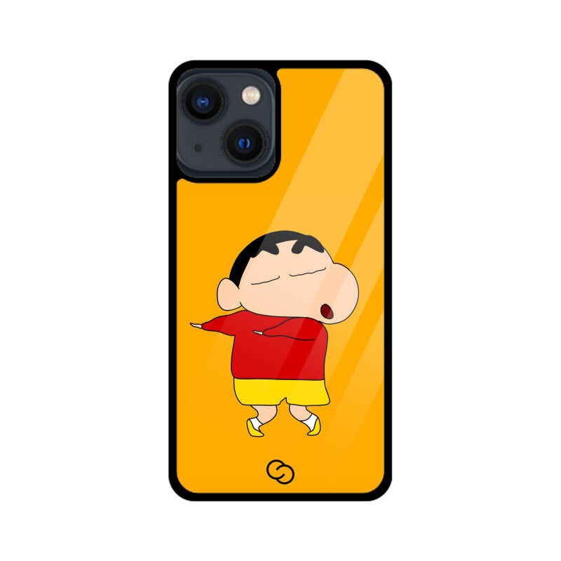 Shinchan Mischief Glass Case